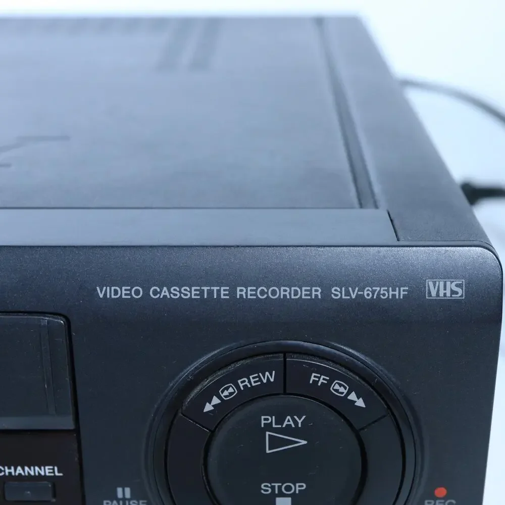 Sony SLV-675HF VCR 4-Head Hi-Fi Stereo VHS Player TESTED & WORKING No Remote